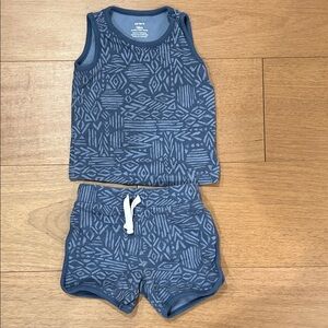 Carter's Blue Geometric Kids Matching Set